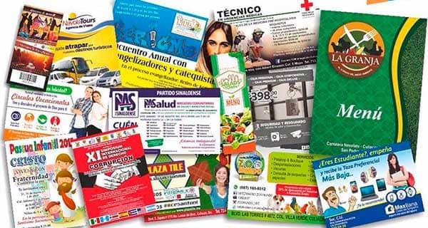 Tipos de Folletos Publicitarios: Flyers y Panfletos ...